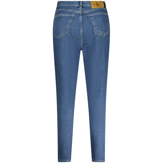 Calvin Klein Blu Cotton Women's Jean - ClickThatClicks 
