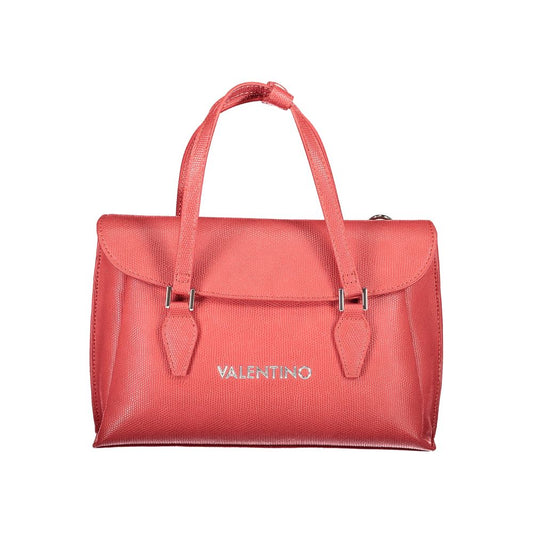 Mario Valentino Red Polyurethane Women Handbag - ClickThatClicks 