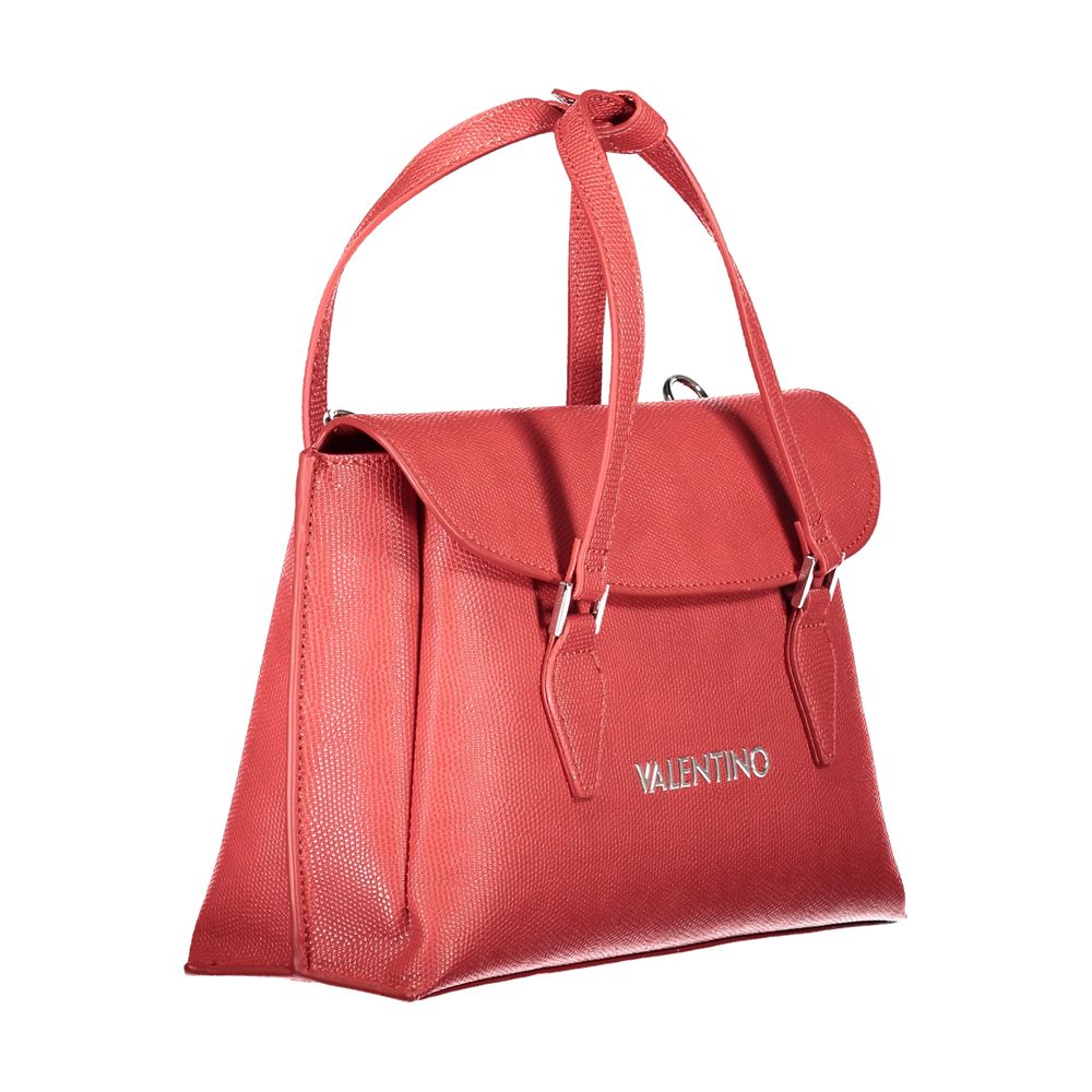 Mario Valentino Red Polyurethane Women Handbag - ClickThatClicks 