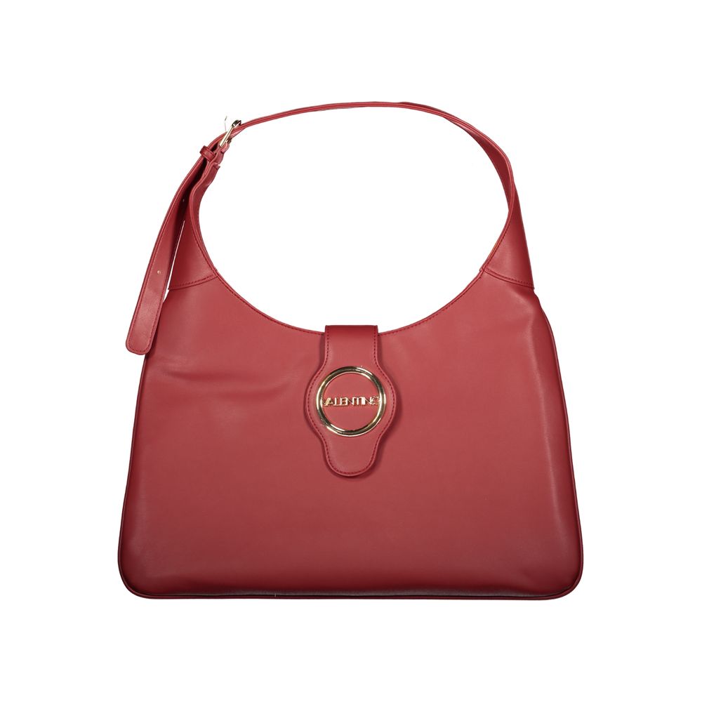 Mario Valentino Red Polyurethane Women Handbag - ClickThatClicks 