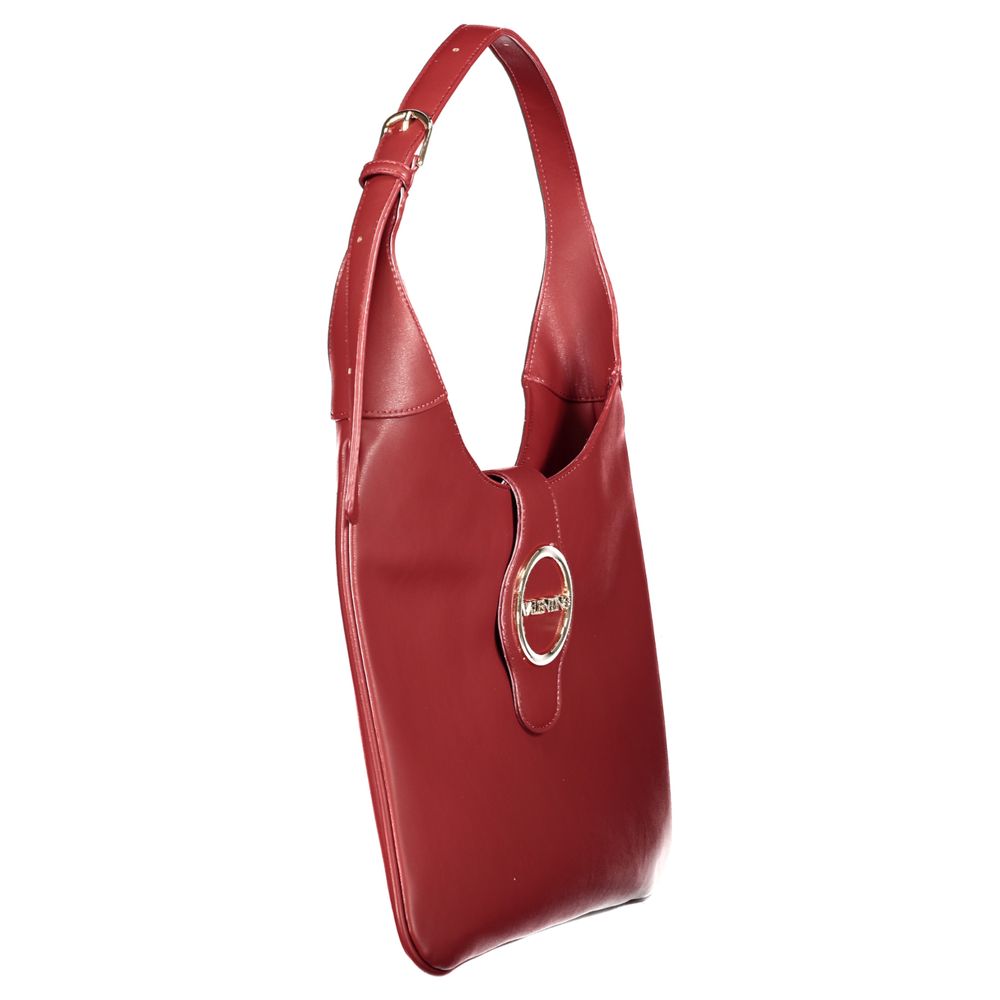 Mario Valentino Red Polyurethane Women Handbag - ClickThatClicks 