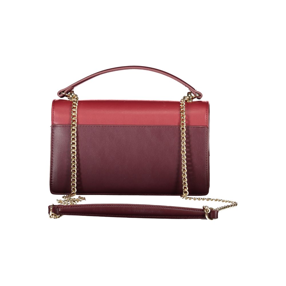 Mario Valentino "Rosso Poliuretano Women Shoulder Bag" - ClickThatClicks 