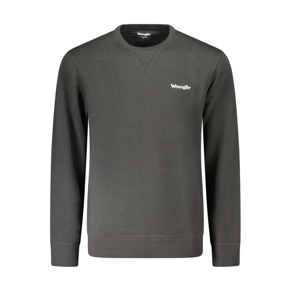 Wrangler Black Cotton Men's Sweatshirt - ClickThatClicks 
