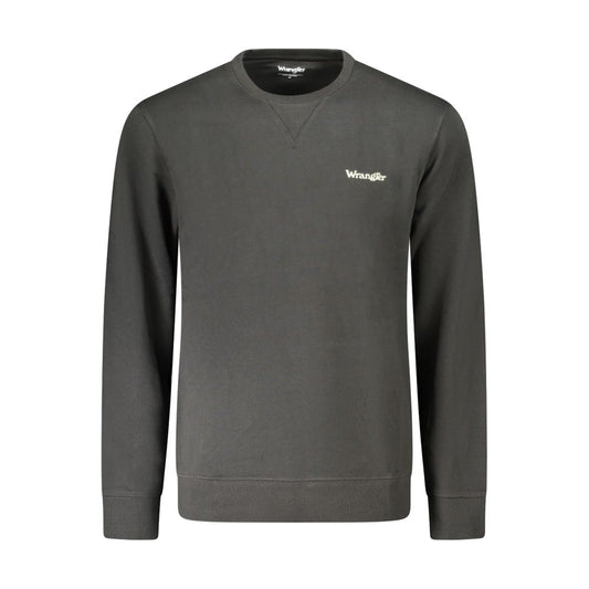 Wrangler Black Cotton Men's Sweatshirt - ClickThatClicks 