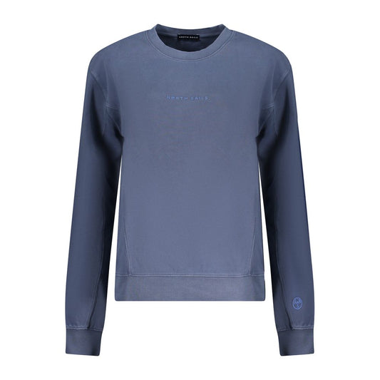 North Sails Blue Cotton Women Sweater - ClickThatClicks 