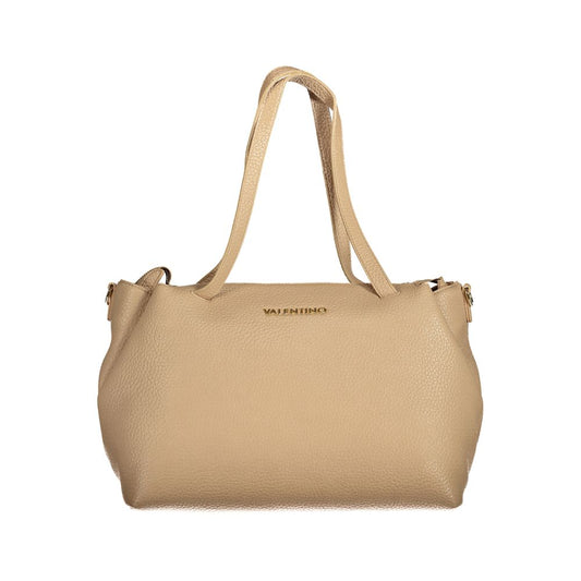 Mario Valentino Beige Polyurethane Women Handbag - ClickThatClicks 