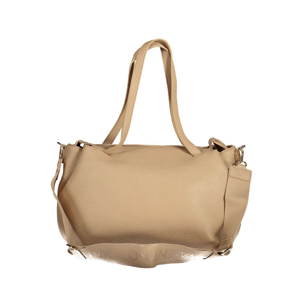 Mario Valentino Beige Polyurethane Women Handbag - ClickThatClicks 