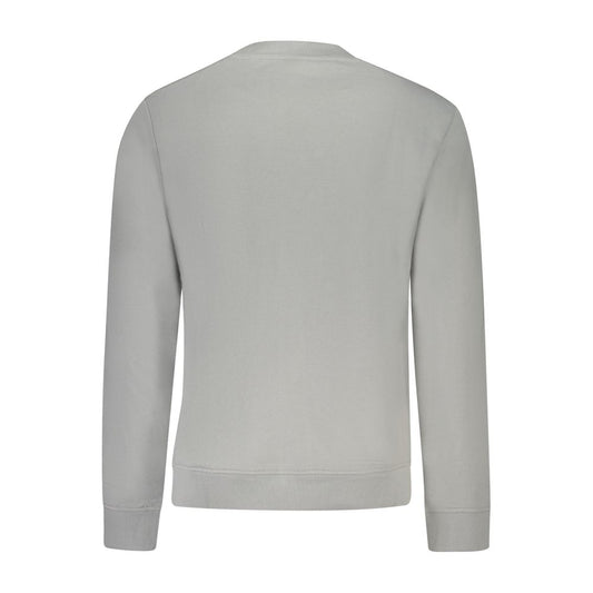 Napapijri Gray Cotton Men's Sweatshirt - ClickThatClicks 
