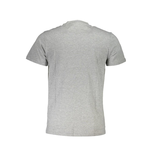 Cavalli Class Grigio Cotton Men T-Shirt - ClickThatClicks 