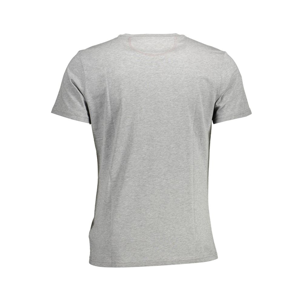 La Martina Grigio Cotton Men's T-Shirt - ClickThatClicks 