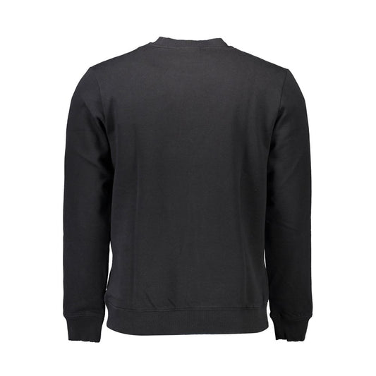 Napapijri Black Cotton Men Sweatshirt - ClickThatClicks 
