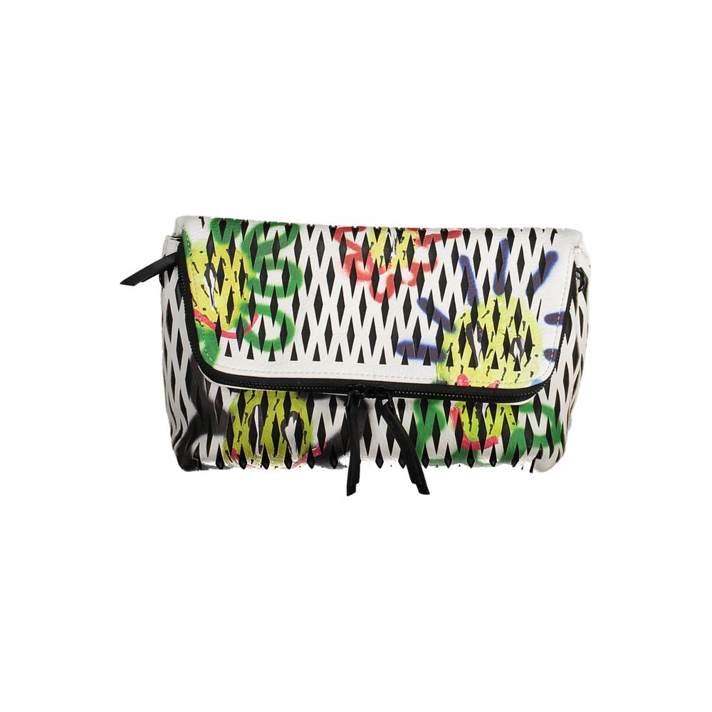 Desigual White Polyurethane Women Handbag - ClickThatClicks 