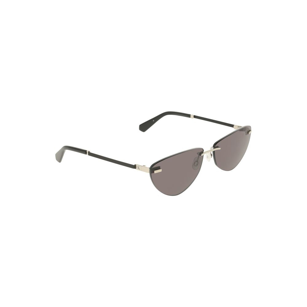 Calvin Klein Black Metal Women Sunglass - ClickThatClicks 