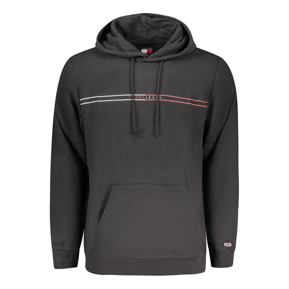 Tommy Hilfiger "Black Cotton Men's Hoodie" - ClickThatClicks 