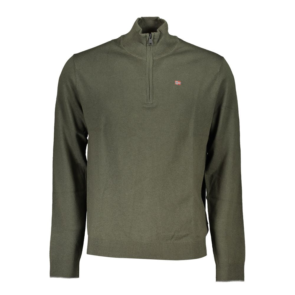 Napapijri Green Fabric Men Sweater - ClickThatClicks 