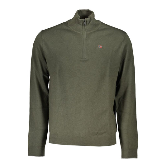 Napapijri Green Fabric Men Sweater - ClickThatClicks 