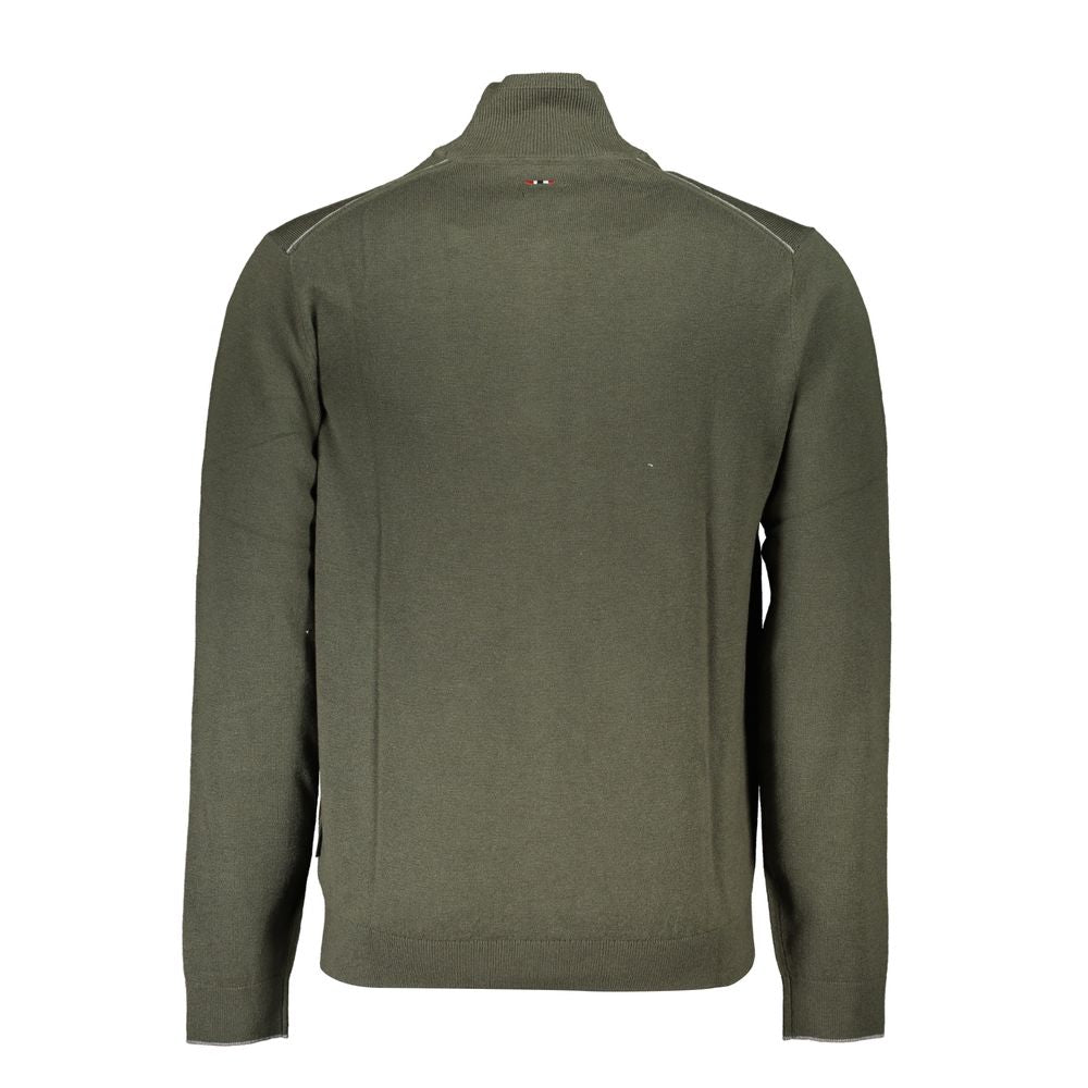 Napapijri Green Fabric Men Sweater - ClickThatClicks 