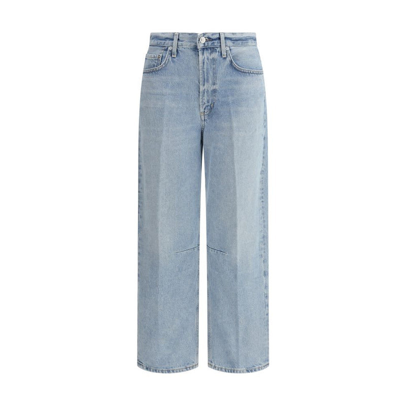 Citizens of Humanity Light Blue Cotton Straight-Leg Jeans