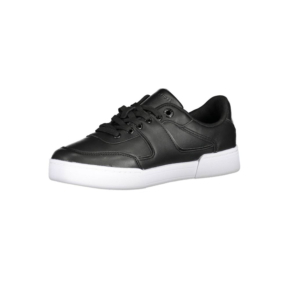 Tommy Hilfiger Black Polyester Women Sneaker - ClickThatClicks 