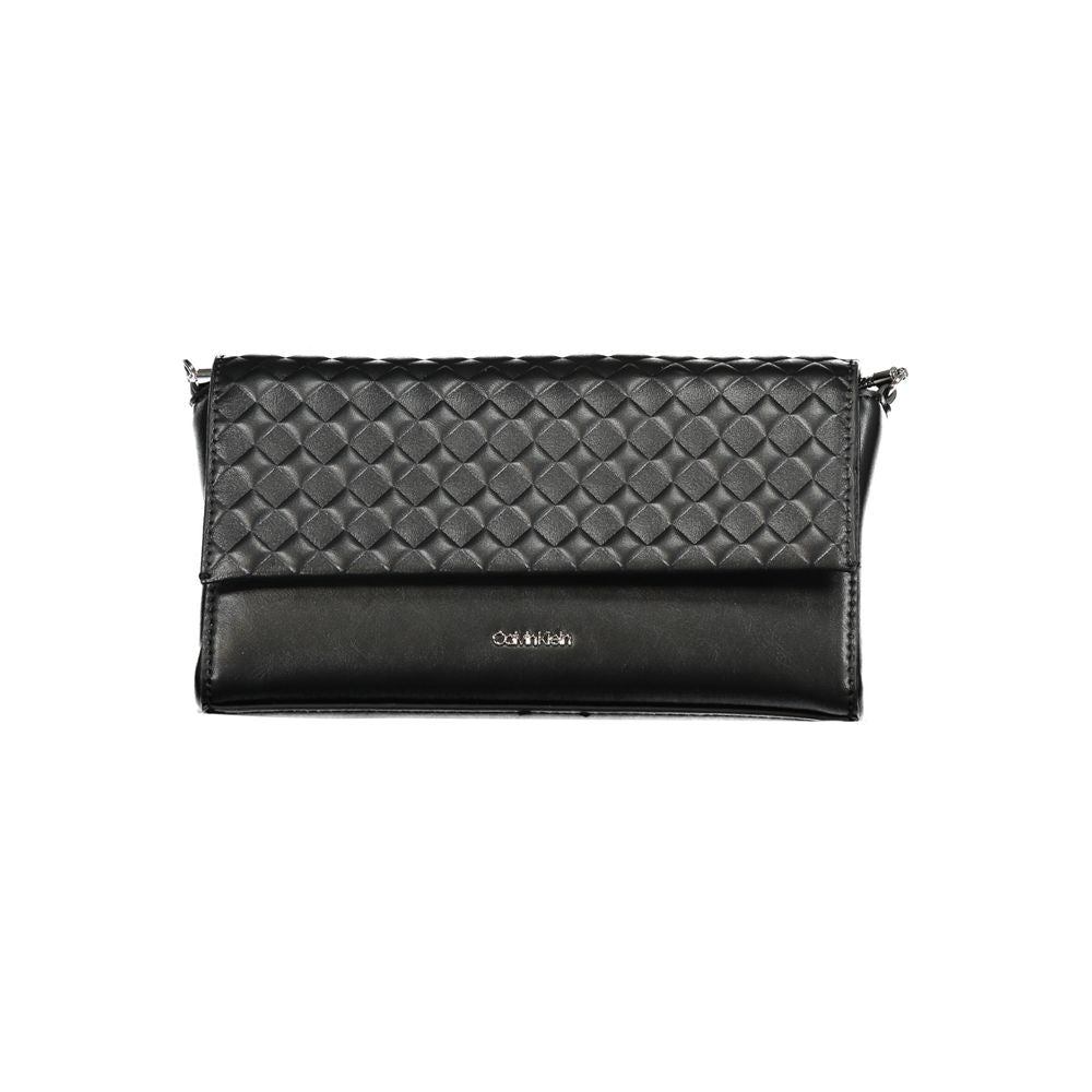 Calvin Klein "Black Polyester Women Shoulder Bag" - ClickThatClicks 
