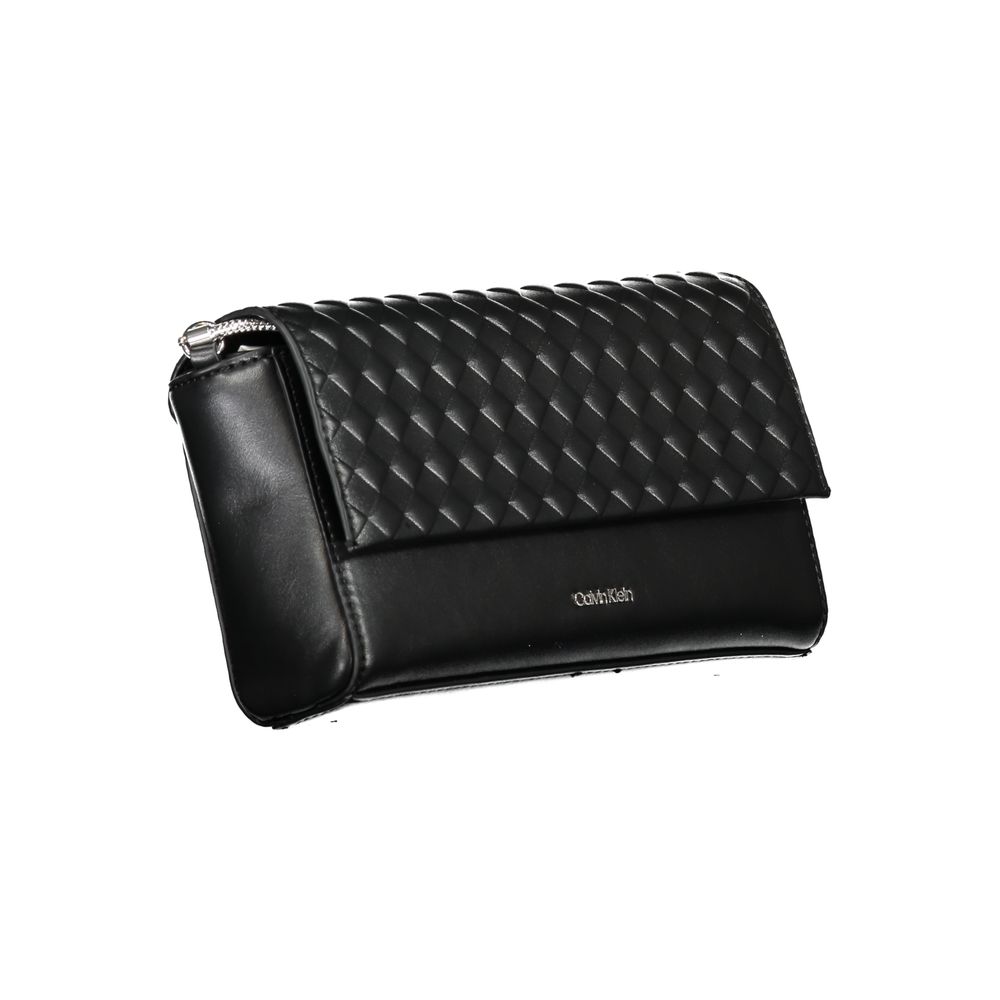 Calvin Klein "Black Polyester Women Shoulder Bag" - ClickThatClicks 