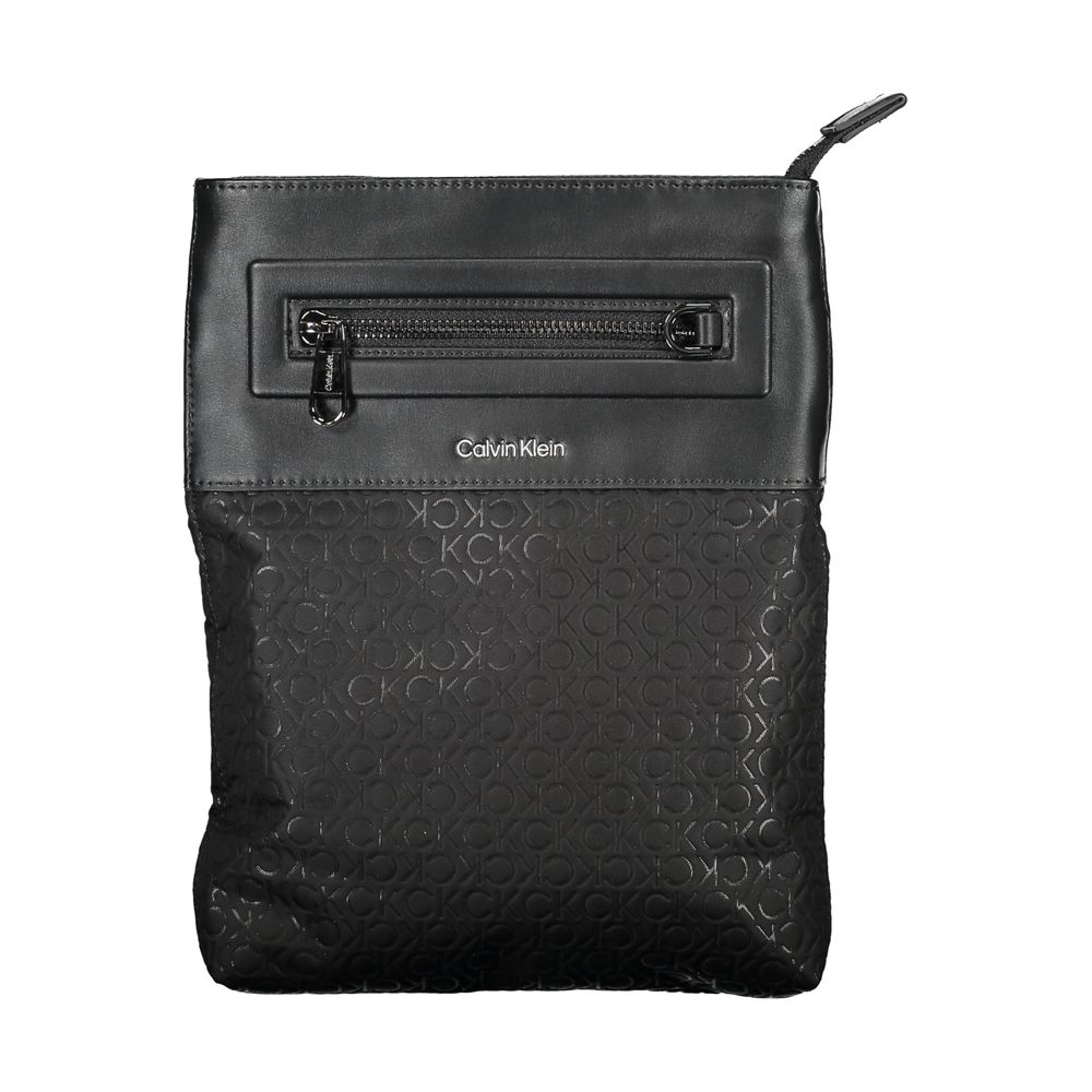 Calvin Klein Black Polyester Men's Shoulder Bag - ClickThatClicks 