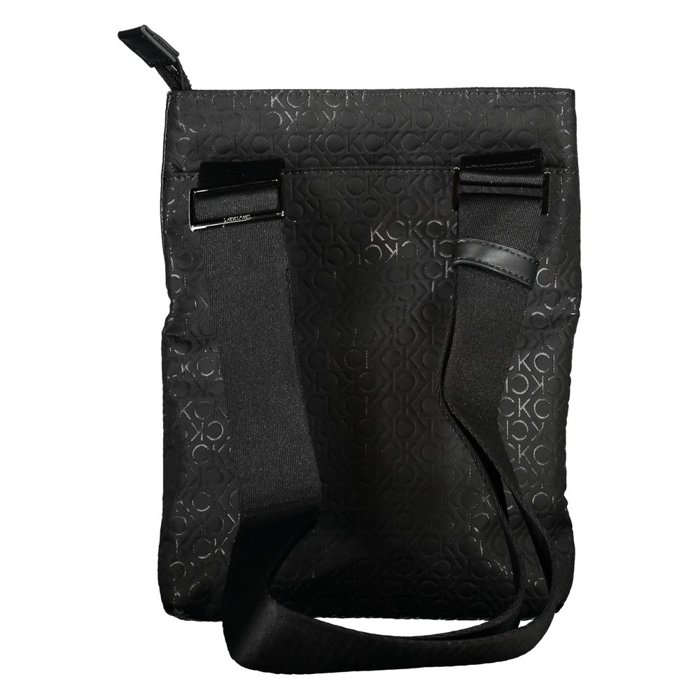 Calvin Klein Black Polyester Men's Shoulder Bag - ClickThatClicks 