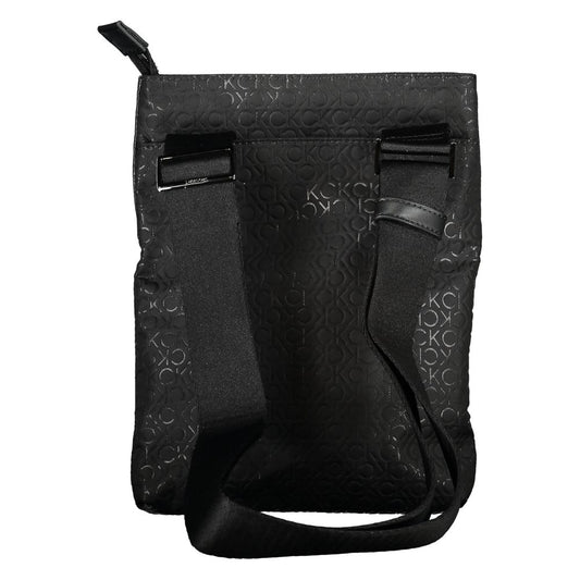 Calvin Klein Black Polyester Men's Shoulder Bag - ClickThatClicks 