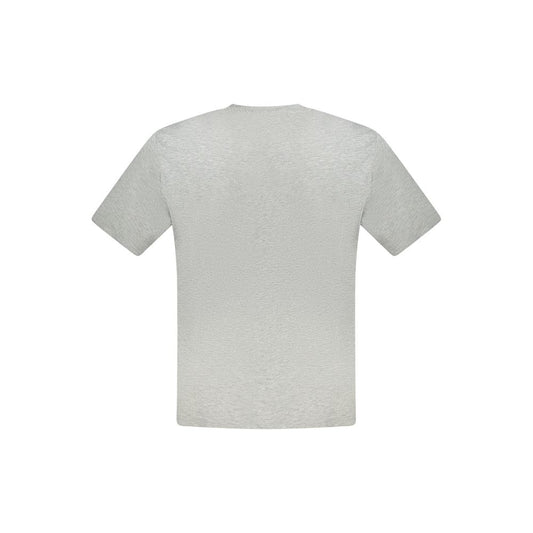 North Sails Gray Cotton Men's T-Shirt - ClickThatClicks 