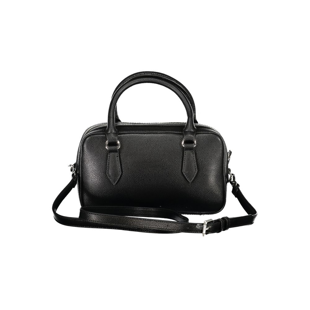Mario Valentino Black Polyurethane Women's Handbag - ClickThatClicks 