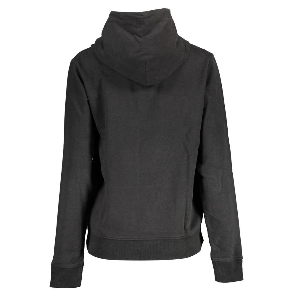 Tommy Hilfiger Black Cotton Women's Hoodie - ClickThatClicks 