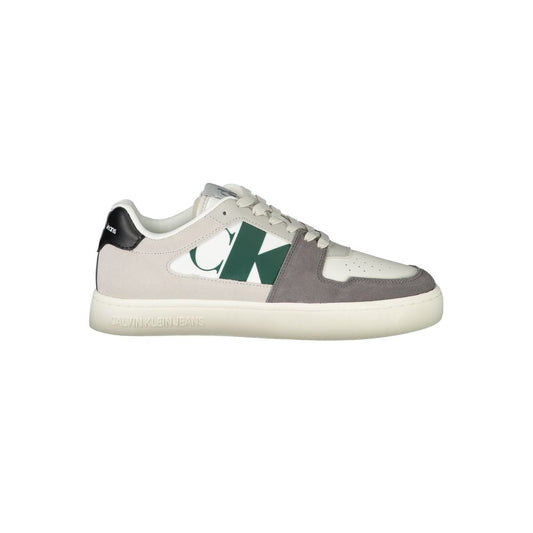Calvin Klein White Polyester Men Sneaker - ClickThatClicks 