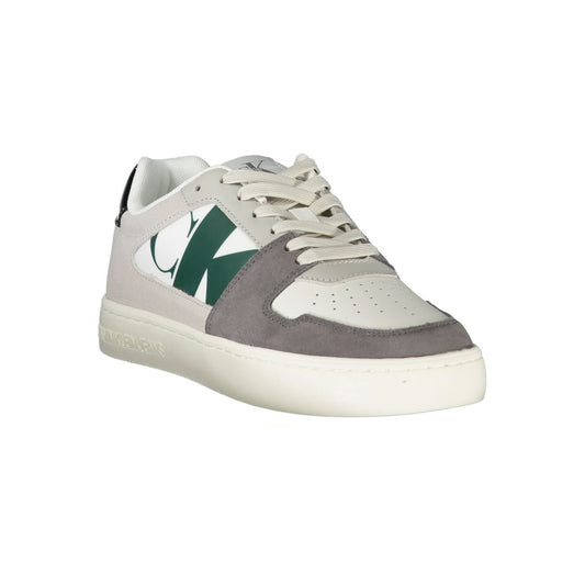Calvin Klein White Polyester Men Sneaker - ClickThatClicks 