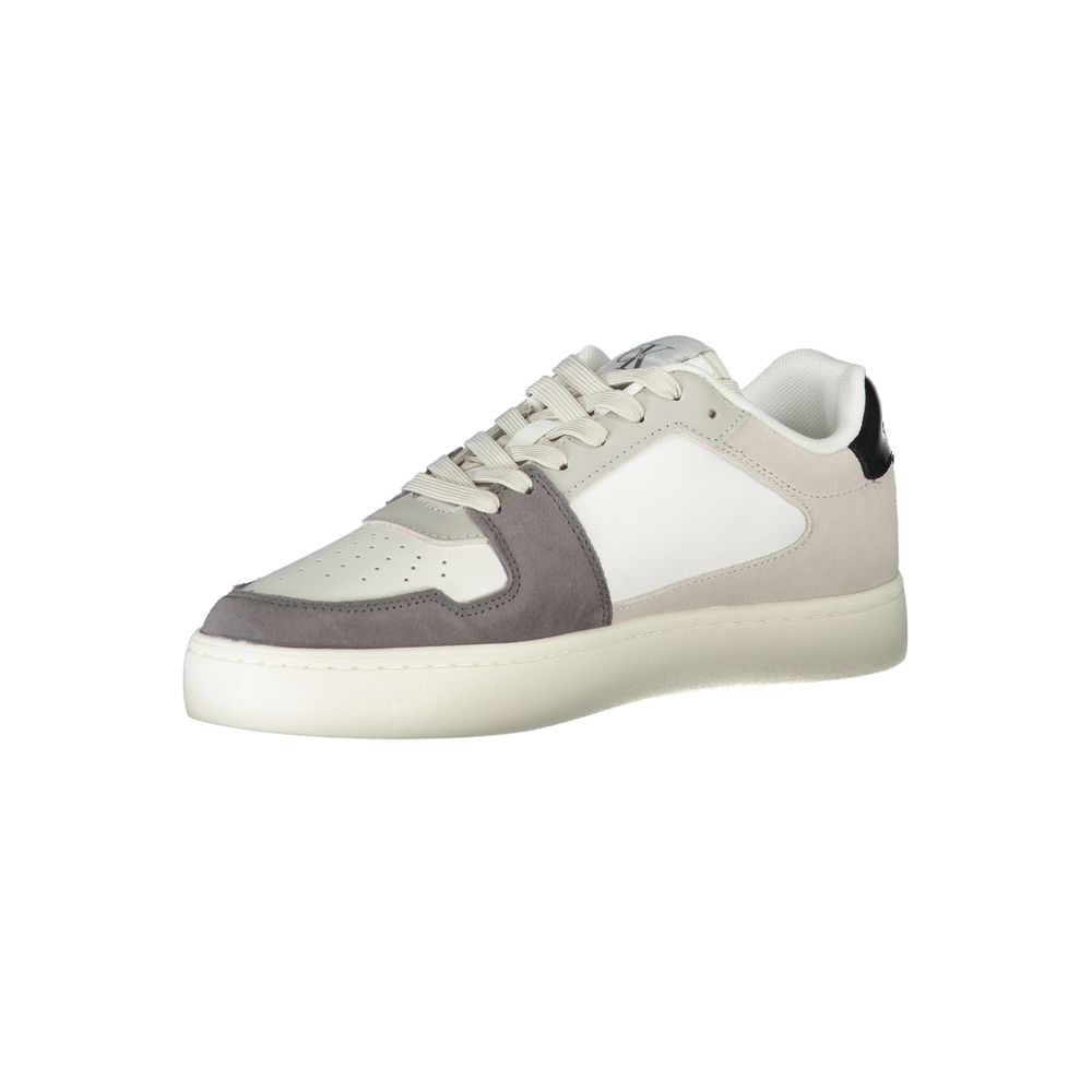 Calvin Klein White Polyester Men Sneaker - ClickThatClicks 