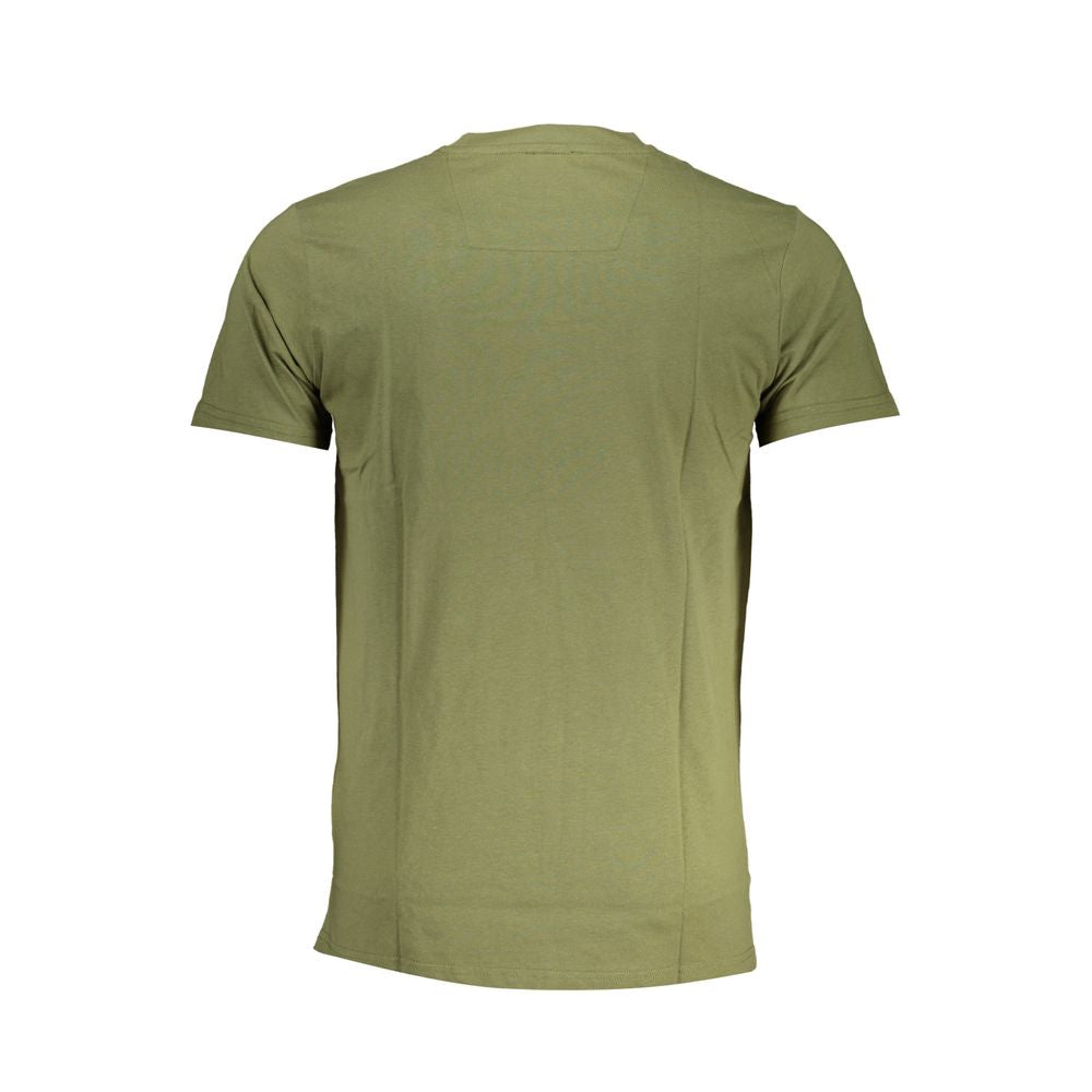 Cavalli Class Verde Cotton Men T-Shirt - ClickThatClicks 