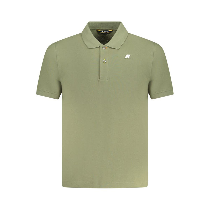 K-WAY Green Cotton Polo Shirt