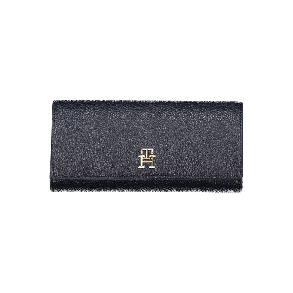 Tommy Hilfiger Blue Polyurethane Women Wallet - ClickThatClicks 