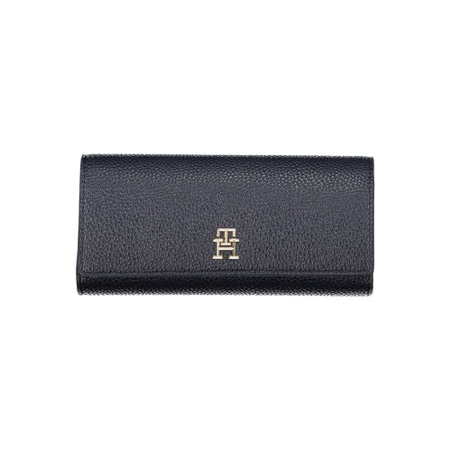 Tommy Hilfiger Blue Polyurethane Women Wallet - ClickThatClicks 