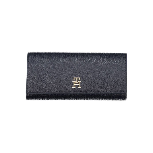 Tommy Hilfiger Blue Polyurethane Women Wallet - ClickThatClicks 
