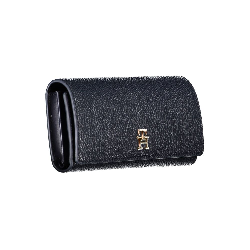 Tommy Hilfiger Blue Polyurethane Women Wallet - ClickThatClicks 