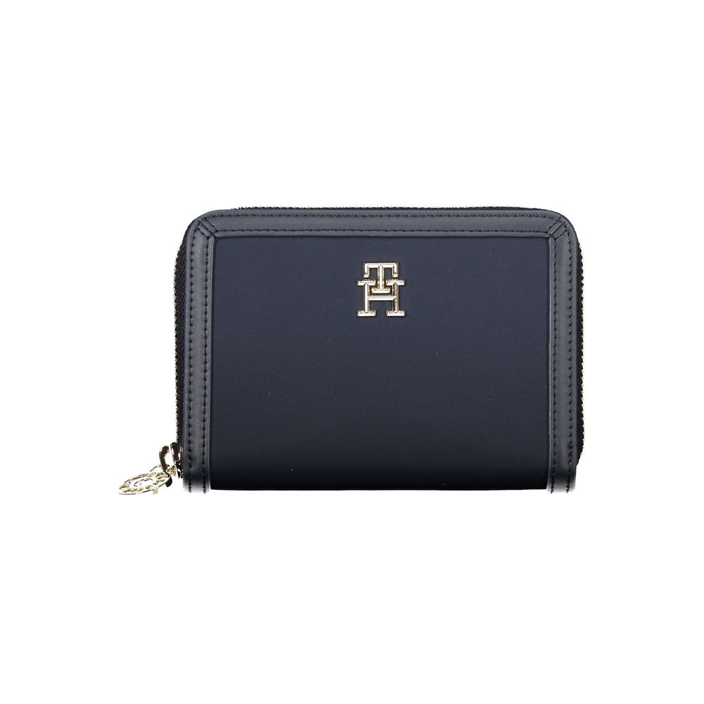 Tommy Hilfiger Blue Polyester Women Wallet - ClickThatClicks 