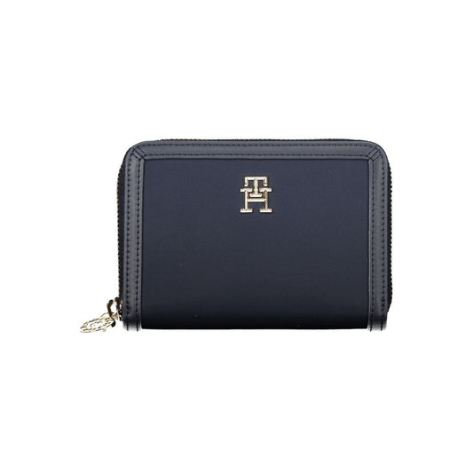 Tommy Hilfiger Blue Polyester Women Wallet - ClickThatClicks 
