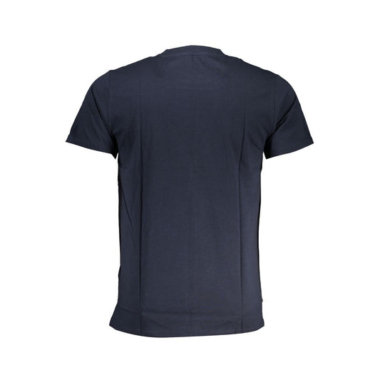 Cavalli Class Blue Cotton Men T-Shirt - ClickThatClicks 