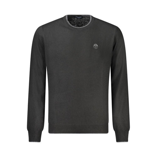 North Sails Grigio Wool Men Sweater - ClickThatClicks 