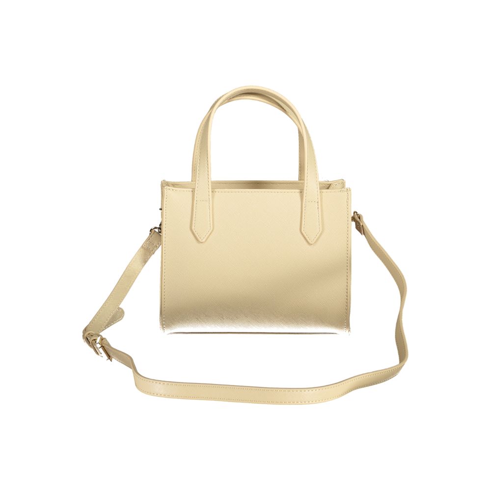 Mario Valentino Beige Polyurethane Women Handbag - ClickThatClicks 