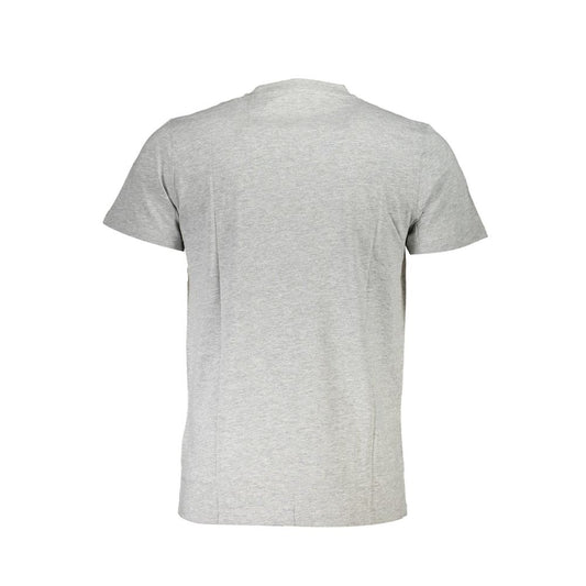 Cavalli Class Grigio Cotton Men T-Shirt - ClickThatClicks 