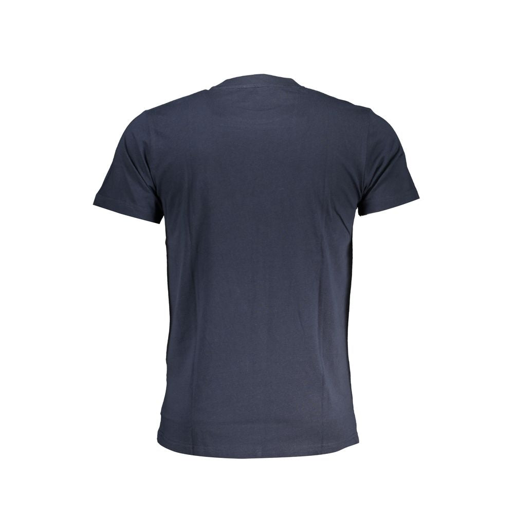Cavalli Class Blu Cotton Men T-Shirt - ClickThatClicks 