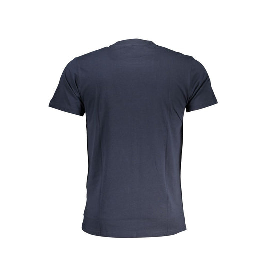 Cavalli Class Blu Cotton Men T-Shirt - ClickThatClicks 