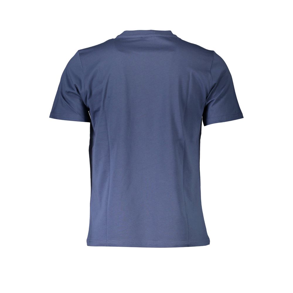 North Sails Blu Cotton Men T-Shirt - ClickThatClicks 