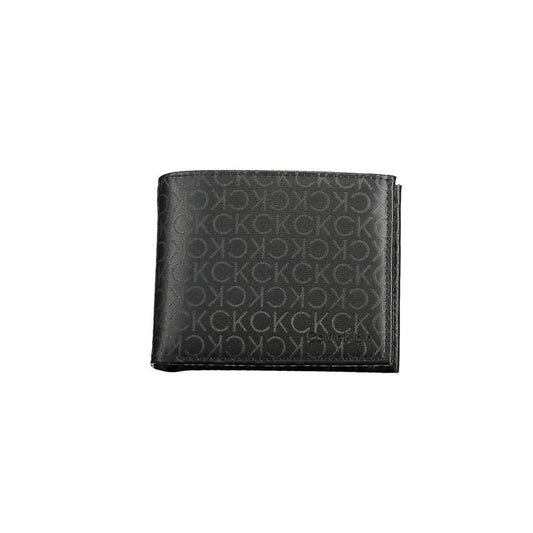 Calvin Klein Nero Polyurethane Men Wallet - ClickThatClicks 